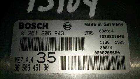 Foto 3ª: Centralita Motor ECU Peugeot 307 BREAK XS 109CV 80KW [NFU] (2003)