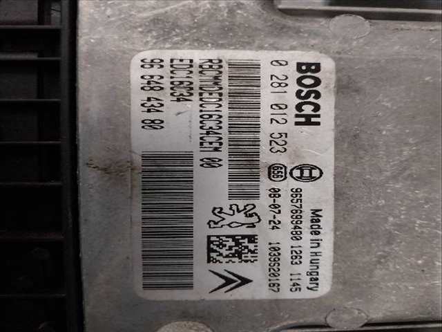 Foto 2ª: Centralita Motor ECU Peugeot 207 1.4 HDI [D-8HZ] (2009)