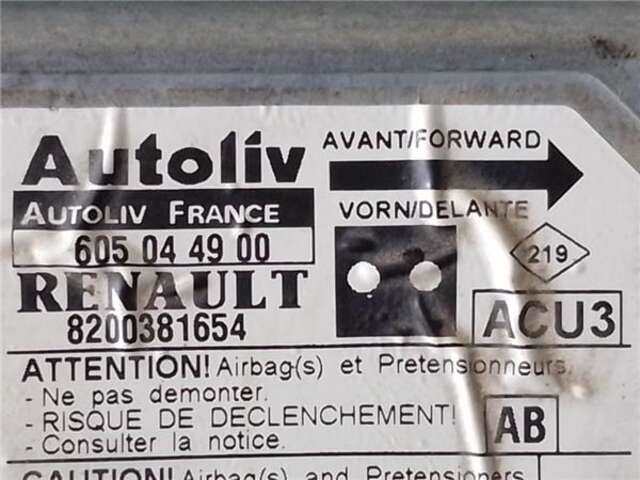 Foto 2ª: Centralita Airbag Renault Kangoo 1.5 AUTHENTIQUE [1.5 LTR. - 60 KW DCI DIESEL] [K9K B7]