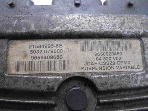 Foto 3ª: Centralita Suspension Peugeot 607 BASICO 204CV 150KW [UHZ] (2005)