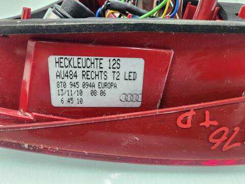 Foto 2ª: Piloto Portón Derecho Audi A5 2.0 TFSI 132KW) COUPE 180CV [CDNB] (2011)