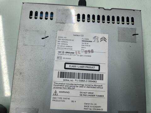 Foto 3ª: Sistema Audio Radio CD Peugeot 308 ACTIVE 120CV 88KW [BH01] (2014)