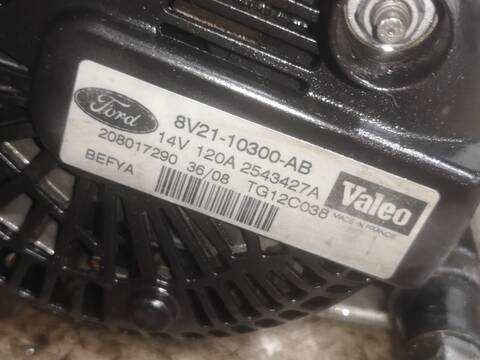 Foto 3ª: Alternador Ford Fiesta HHJC (2009)