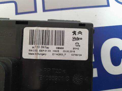 Foto 3ª: Centralita Aire Acondicionado Peugeot Expert 1.6 BLUE-HDI FAP 116CV [D/ BH01] (2016)