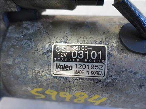 Foto 3ª: Motor de Arranque Hyundai i20 1.2 CLASSIC 84CV 62KW [G4LA] (2018)