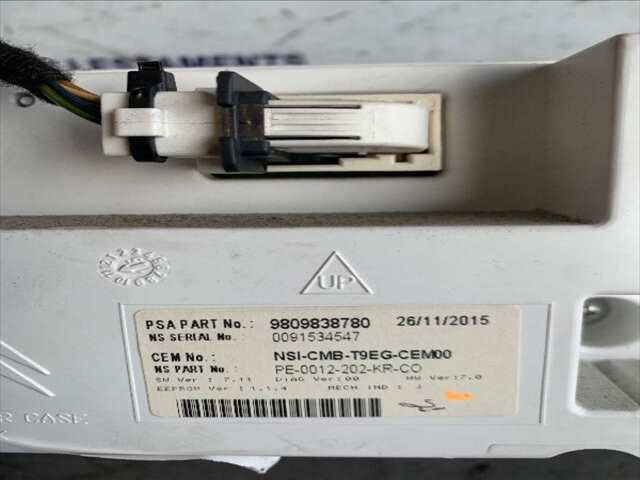 Foto 3ª: Cuadro de Instrumentos Peugeot 308 1.6 HDI120CV [BH01] (2016)