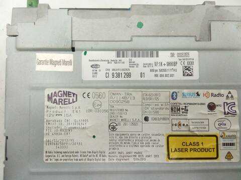 Foto 4ª: Sistema Audio Radio CD Bmw Serie 3 315 320D BERLINA 184CV 135KW [N47D20C] (2014)