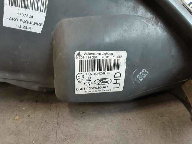 Foto 2ª: Faro Izquierdo Ford Fiesta 1.4 16V (2007)