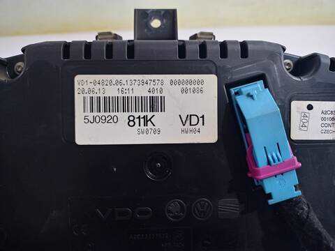Foto 3ª: Cuadro de Instrumentos Skoda Fabia FAMILY 75CV 55KW [CAYA] (2013)