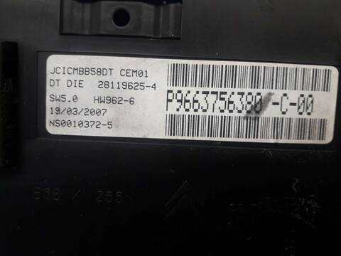 Foto 2ª: Cuadro de Instrumentos Citroen C4 2.0 HDI FAP CAT RHR - DW10BTED4) PICASSO 136CV 100KW (2007)