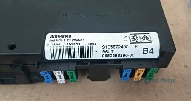 Foto 2ª: Caja Reles Fusibles Peugeot 206 . 66KW (2001)