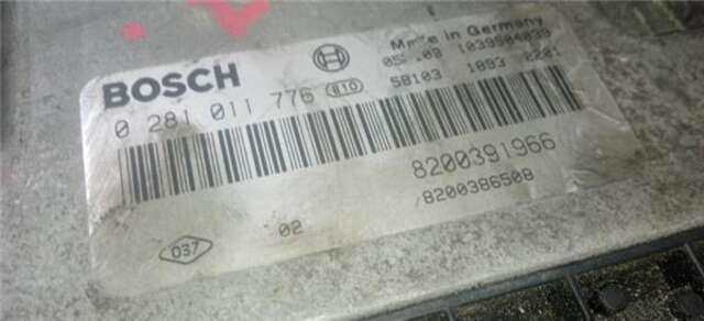 Centralita Motor ECU Renault Scenic 1.9 AUTHENTIQUE [1.9 LTR. - 88 KW DCI DIESEL] (JM)(2003-_)