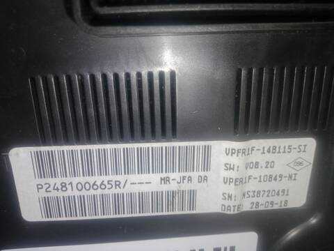 Foto 3ª: Cuadro de Instrumentos Renault Scenic 1.3 TCE 140 140CV 103KW IV J9_) [H5H 450,H5H 470,H5H 490] (2018)