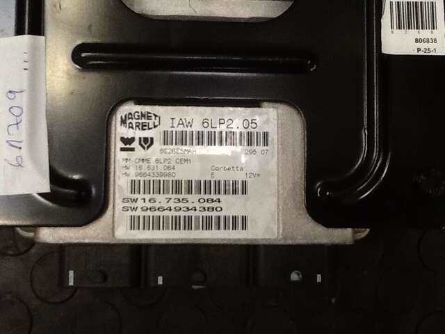 Foto 2ª: Centralita Motor ECU Citroen C4 1.400 16V 88CV/65KW 0CV [KFU] (2008)