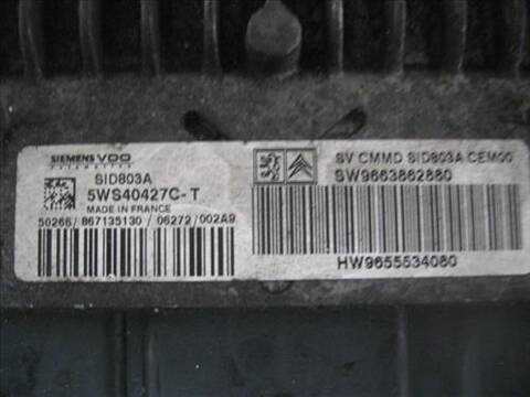 Foto 2ª: Centralita Motor ECU Fiat Scudo 2.0 D MULTIJET 120CV 88KW FURGON [RHK] (2006)