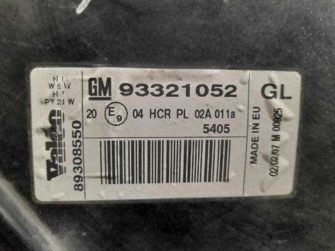 Foto 2ª: Faro Izquierdo Opel Meriva 1.7 16V CDTI 101CV [Z17DTH] (2003)