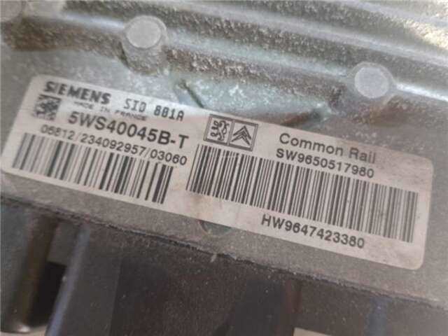 Foto 2ª: Centralita Motor ECU Peugeot 307 2.0 HDI 90 [RHY (DW10TD)]