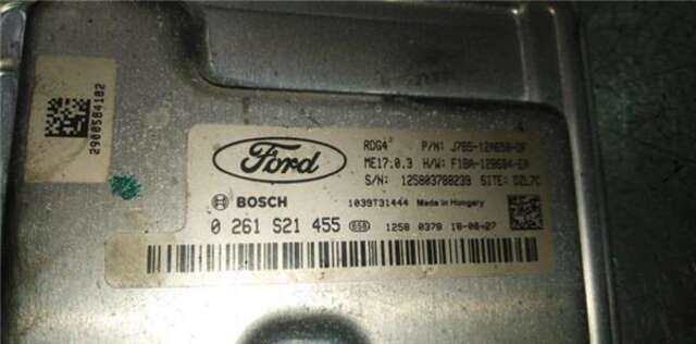 Centralita Motor ECU Ford Ka 1.2 ACTIVE [1.2 LTR. - 63 KW TI-VCT CAT (3 CIL.)]