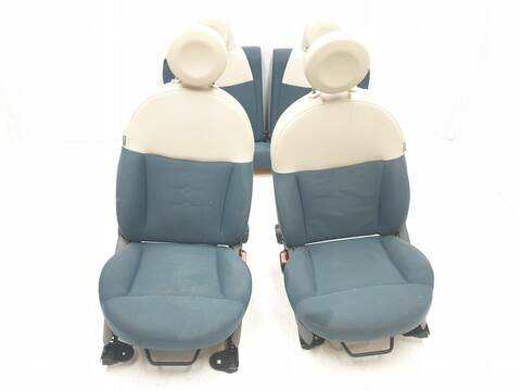 Foto 3ª: Juego Asientos Completos Fiat 500 COLOR THERAPY [169A4000]