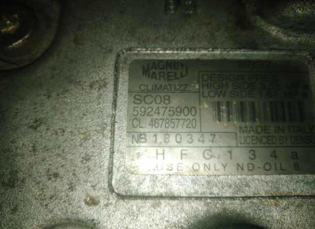 Compresor Aire Acondicionado Fiat Punto 1.2 G 60CV