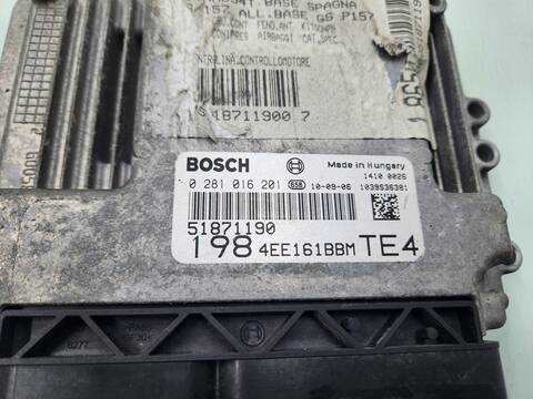 Foto 2ª: Centralita Motor ECU Fiat Bravo 1.6 16V DYNAMIC MULTIJET 77KW) 105CV [198A3000] (2010)