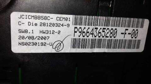 Foto 3ª: Cuadro de Instrumentos Citroen C4 1.6 16V HDI FAP PICASSO 109CV 80KW [9HZ] (2007)