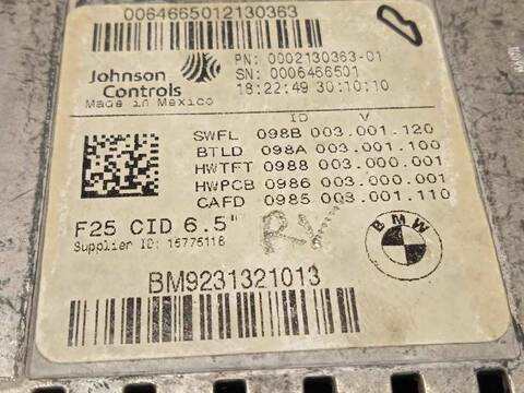 Foto 4ª: Pantalla Multifuncion Bmw X3 XDRIVE 20D 184CV 135KW [N47D20C] (2012)