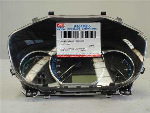 Cuadro de Instrumentos Toyota Yaris 1.5 NCP93) 109CV 80KW