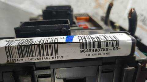 Foto 4ª: Caja Reles Fusibles Citroen C2 AUDACE 68CV 50KW [8HX] (2004)