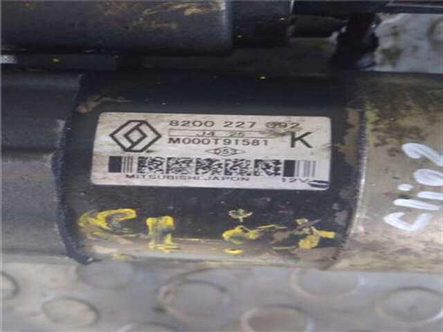 Motor de Arranque Renault Clio 1.5 BASE AUTHENTIQUE [1.5 LTR. - 50 KW DCI DIESEL]