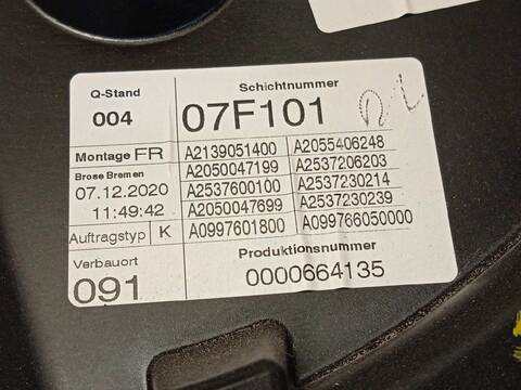 Foto 3ª: Elevalunas Eléctrico Delantero Derecho Mercedes Clase G 230 COUPE 211CV 155KW [654920] (2020)