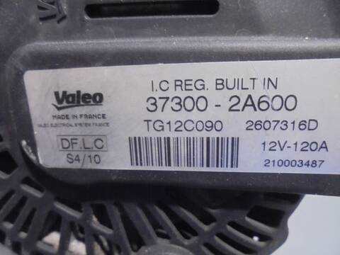 Foto 2ª: Alternador Kia Venga DRIVE 90CV 66KW [D4FC] (2010)