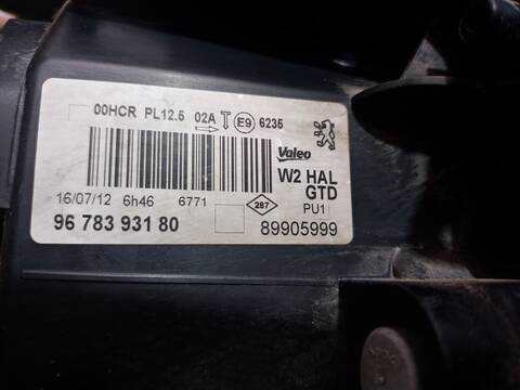 Foto 2ª: Faro Izquierdo Peugeot 508 ACTIVE 140CV 103KW [8DRHF8] (2012)