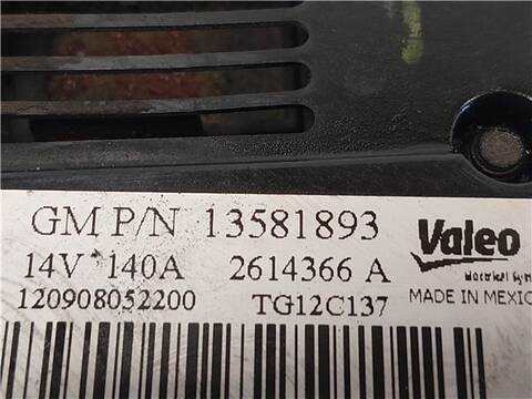 Foto 3ª: Alternador Opel Corsa 1.2 86CV 63KW [A 12 XER] (2012)