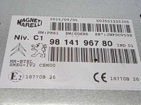 Foto 4ª: Sistema Audio Radio CD Citroen DS3 TECHNO STYLE 99CV 73KW [BHY] (2016)