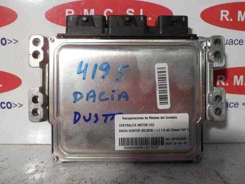 Foto 2ª: Centralita Motor ECU Dacia Duster 1.5 DCI DIESEL FAP CAT 90CV 66KW [K9K E8] (2012)
