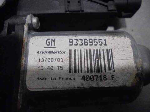 Foto 3ª: Elevalunas Eléctrico Delantero Izquierdo Opel Meriva COSMO 75CV 55KW [Y17DT] (2003)