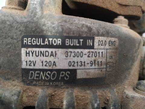 Foto 2ª: Alternador Hyundai Santa Fe 2.0 GLS CRDI 113CV 83KW [D4EA] (2002)