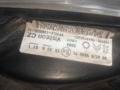 Foto 2ª: Faro Izquierdo Citroen Berlingo 9HW (2008)