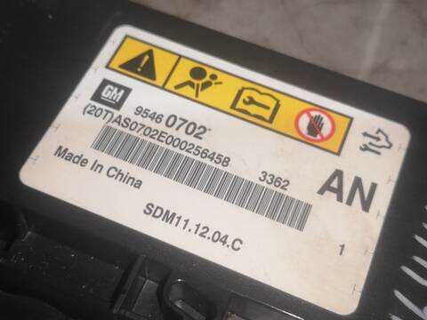 Foto 2ª: Centralita Airbag Opel Antara Z22D1 (2013)