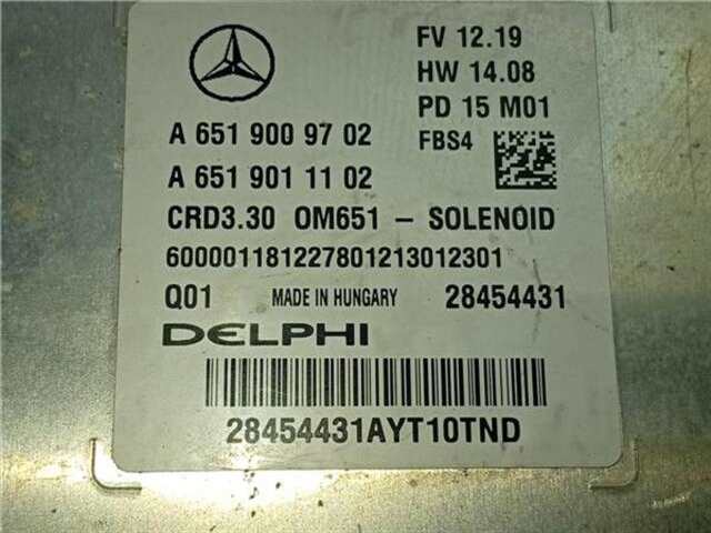 Centralita Motor ECU Mercedes Clase G 230 2.1 GLA 200 CDI - D (156.908) [2.1 LTR. - 100 KW CDI CAT]