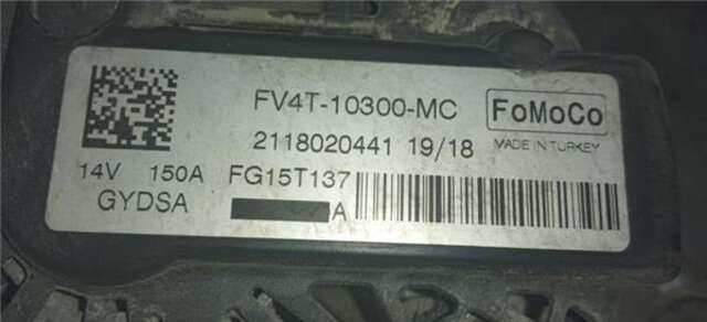 Alternador Ford C Max 2.0 TDCI (CB7)(2010 _)