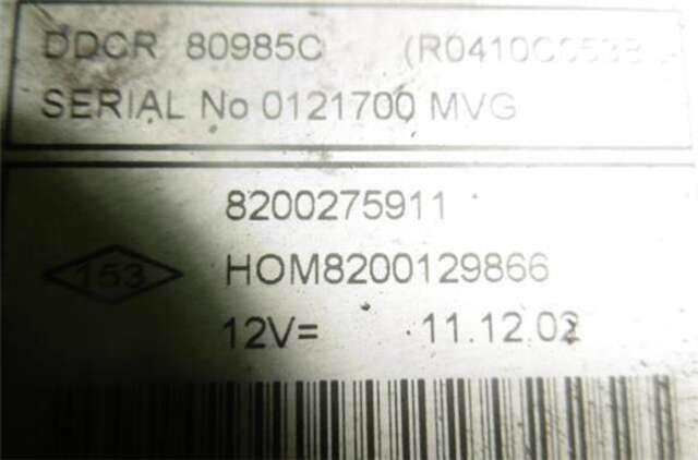 Foto 2ª: Centralita Motor ECU Nissan Almera 1.5 DCI [K9K 722]