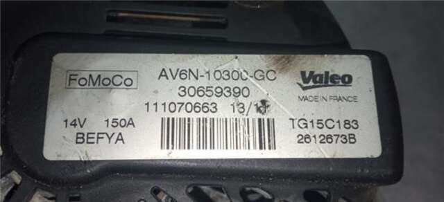 Alternador Ford Focus 1.6 EDITION [1.6 LTR. - 85 KW TDCI CAT]
