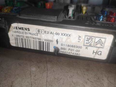 Foto 2ª: Centralita Confort BSI Citroen C3 8HX (2003)