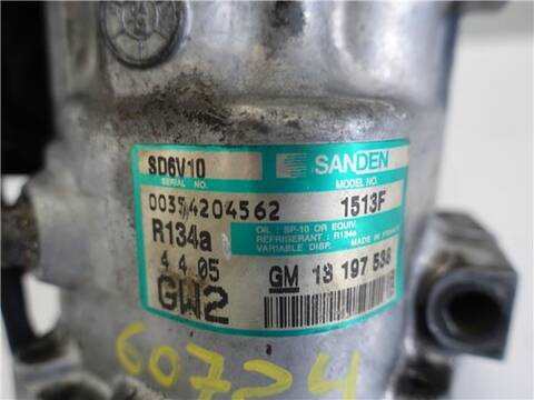 Foto 3ª: Compresor Aire Acondicionado Opel Meriva 1.3 CDTI 69CV 51KW [Z 13 DT] (2005)