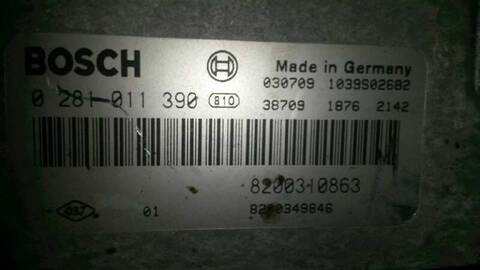 Foto 2ª: Centralita Motor ECU Renault Scenic CONFORT AUTHENTIQUE 120CV 88KW (2003)