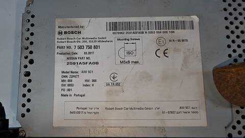 Foto 2ª: Sistema Audio Radio CD Nissan Micra K9K628 (2017)