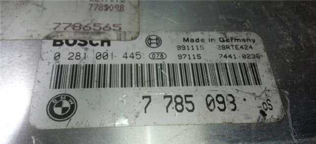 Centralita Motor ECU Bmw Serie 3 315 320D 2.0 16V DIESEL CAT (136CV)