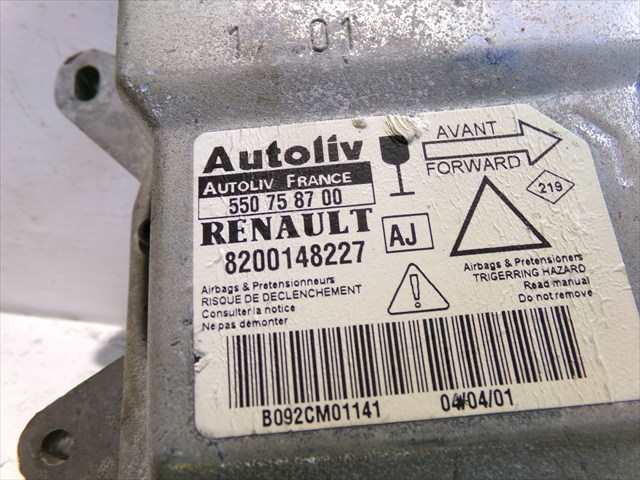 Foto 4ª: Centralita Airbag Renault Laguna 1.6 G MODELO 2,2001-2007 [K4MD7] (2001)